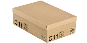Caisse GALIA C11 avec couvercle - illustration article emballage carton